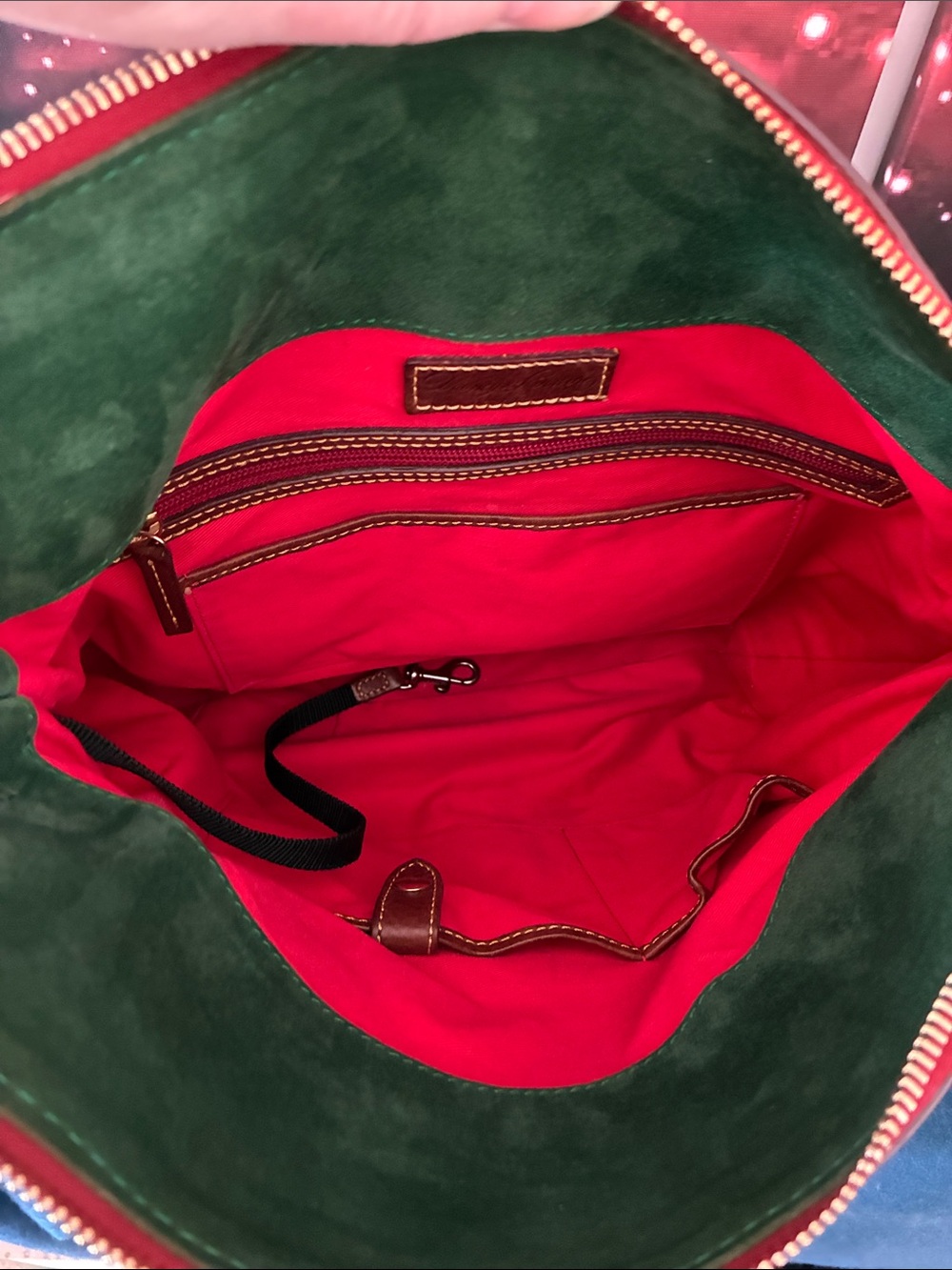 Vintage Dooney & Bourke Leather Hobo Bag - Picture 7 of 9